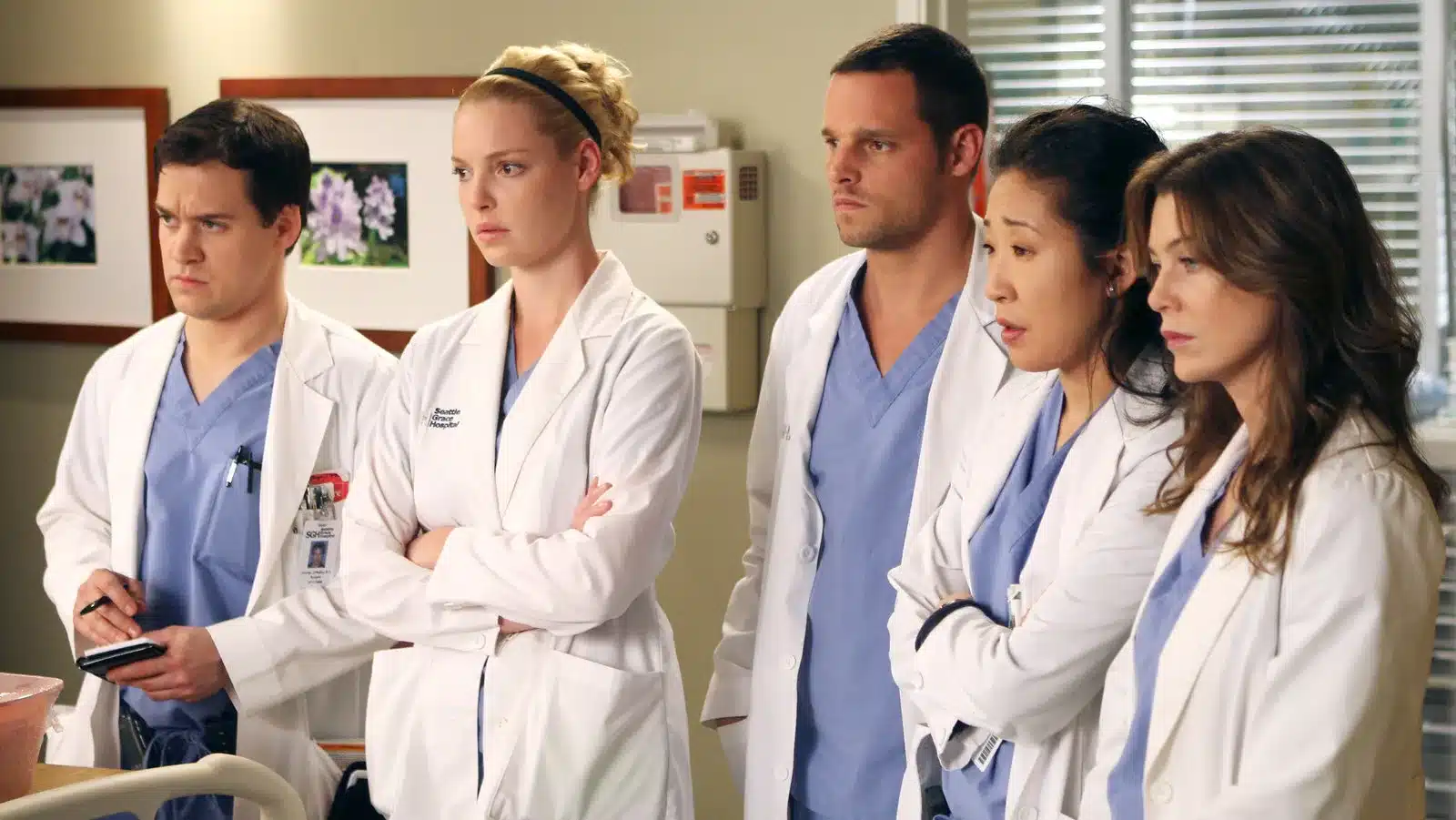 Doctor's in Grey's Anatomy looking puzzled